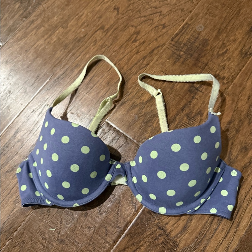 Victoria’s Secret Polka Dot Bra (34B) - Picture 1 of 2